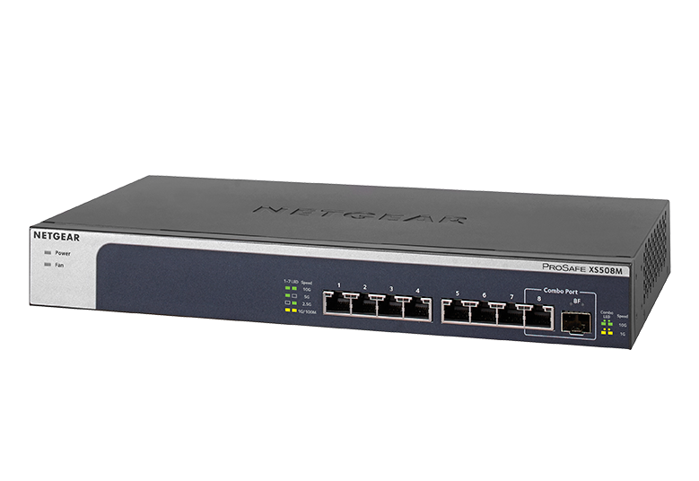 XS508M | 10G/マルチギガ | アンマネージ | スイッチ | 法人向け | NETGEAR