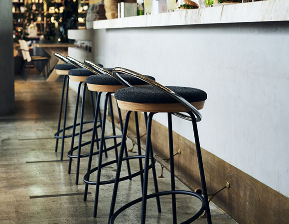 フープ】クオン業務用カウンターチェア｜店舗家具NW