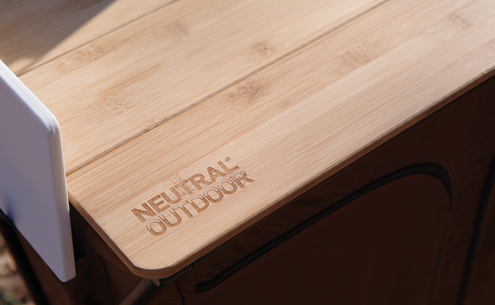 バンブーキッチンカウンターブラウン - NEUTRAL OUTDOOR