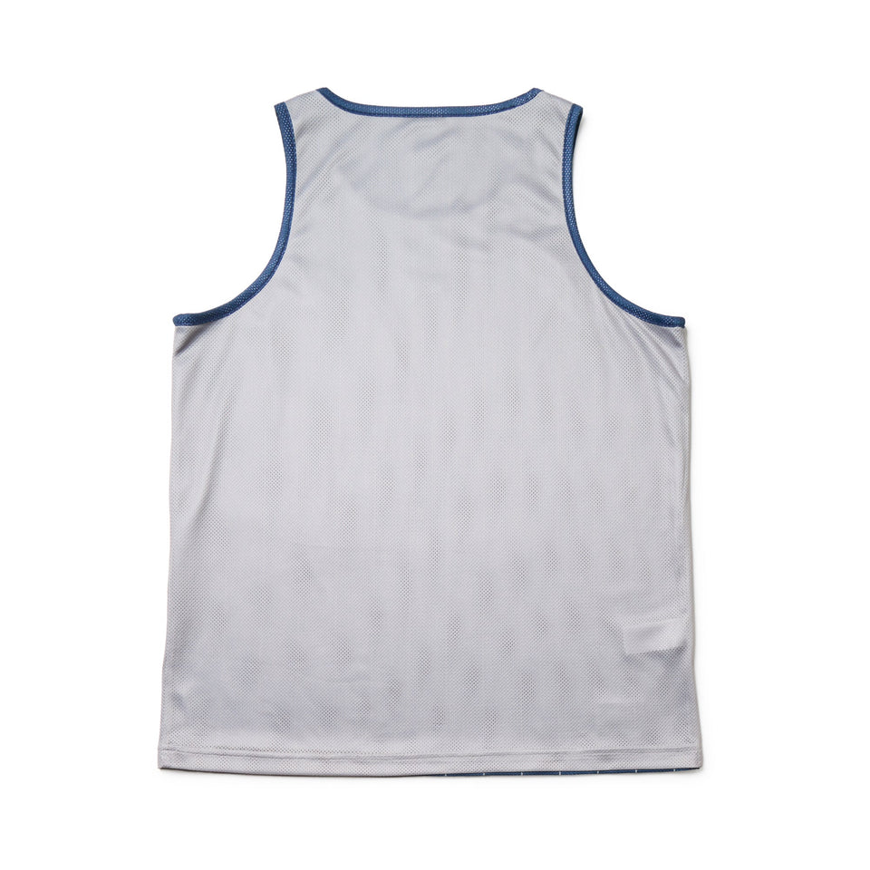 バスケットボール リバーシブル タンクトップ ネイビー/グレー