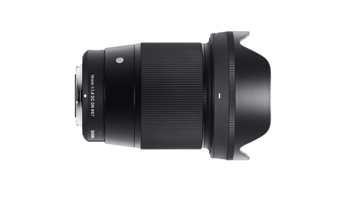 Sigma 16mm F1.4 DC DN Lens for Sony E and Micro Four Thirds mounts