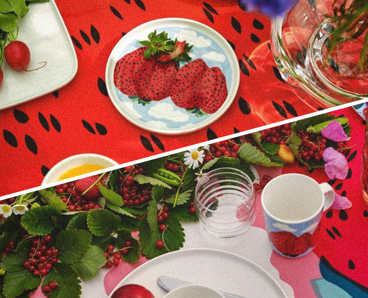 暮らしを明るく彩ってくれるマリメッコのイチゴ柄食器｜NEWS<ニューズ