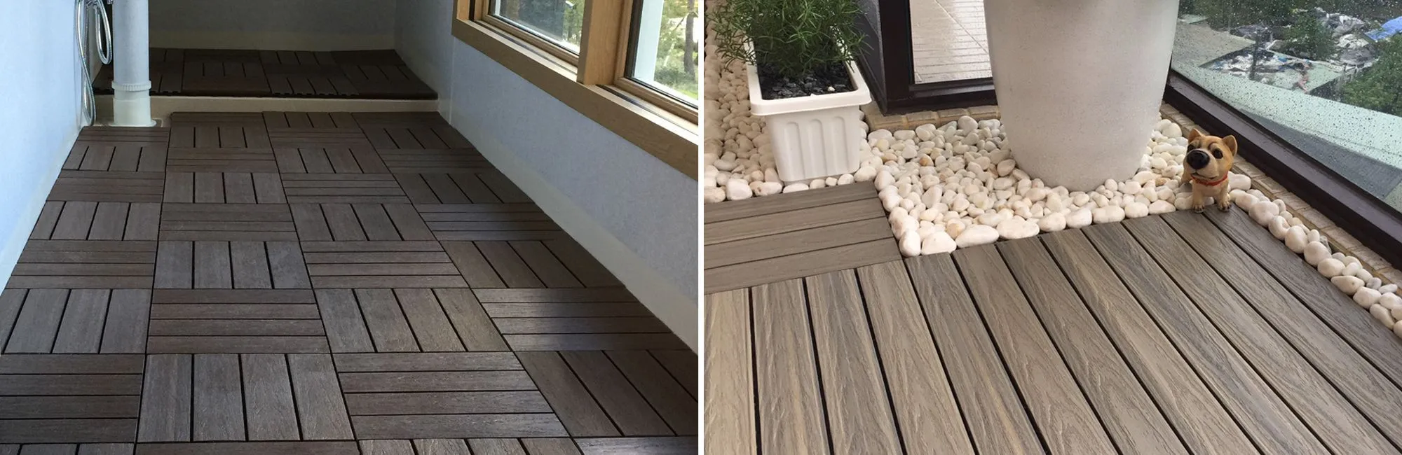 Composite Deck Tiles | Decking Squares | NewTechWood