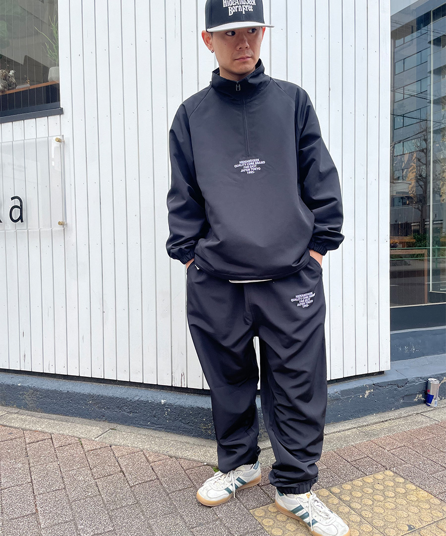 HIDEANDSEEK(ハイドアンドシーク) ナイロンアノラックジャケット Nylon