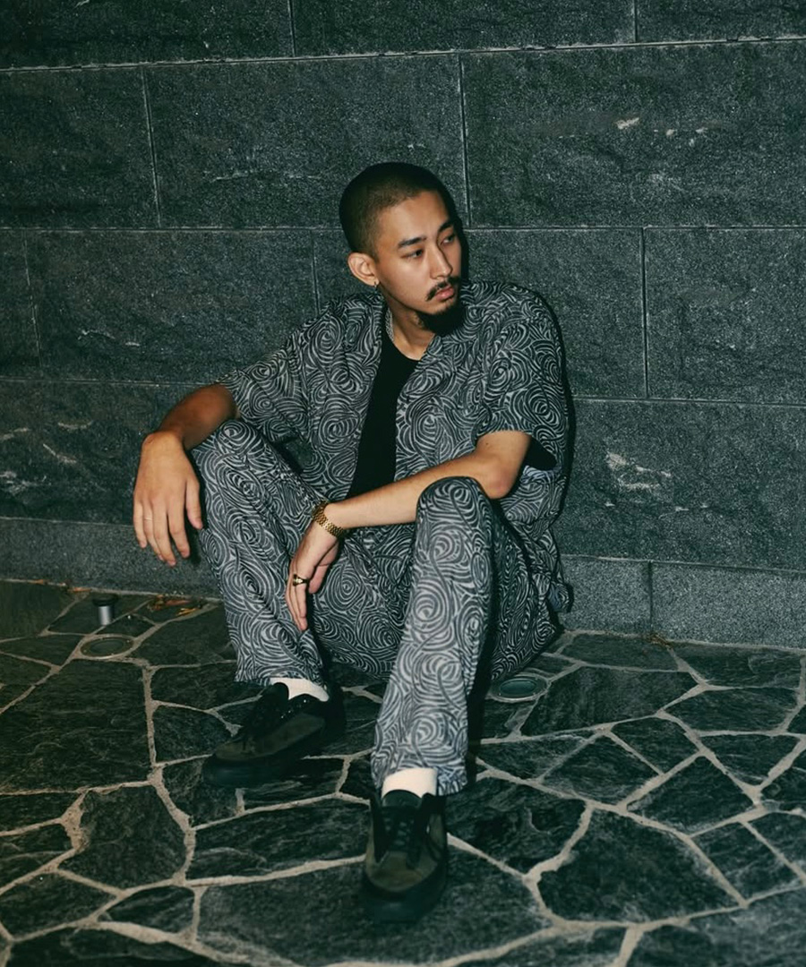 CALEE(キャリー) イージーパンツ ALLOVER SNAKE PATTERN EASY SHORTS