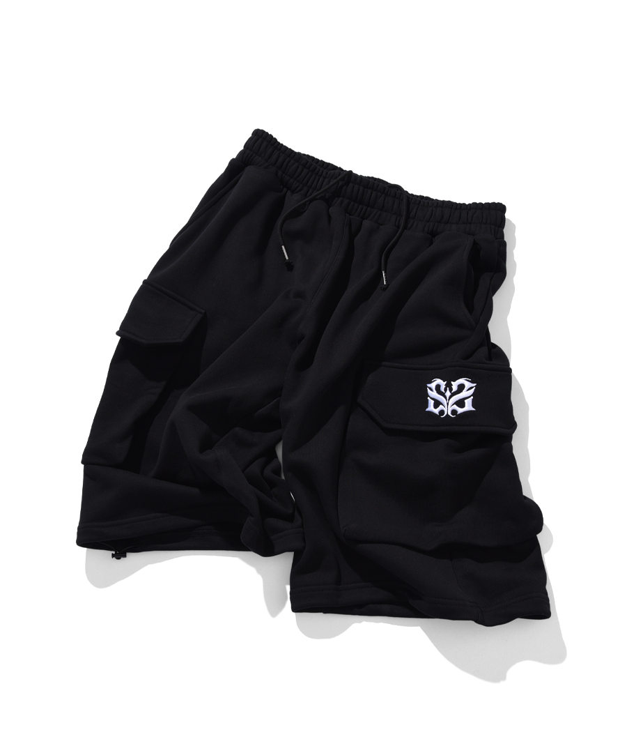 EL REIGN(エルレイン) カーゴショーツ S&S WIDE SWEAT CARGO SHORTS