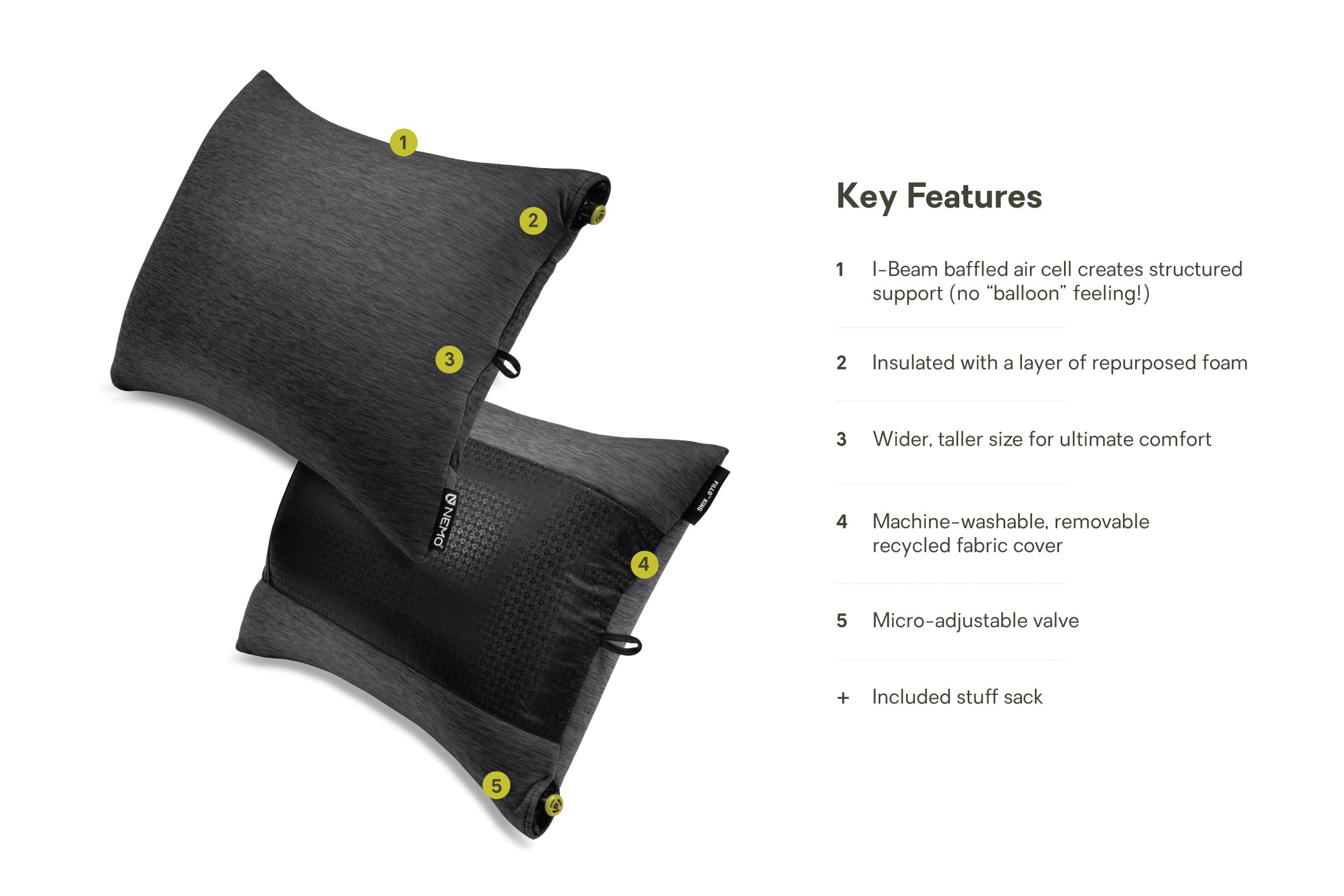 Fillo™ King Luxury Camping Pillow