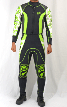 フレックスレオパード ジャケット＆ジョン QUAKYSENSE(クエーキ―センス