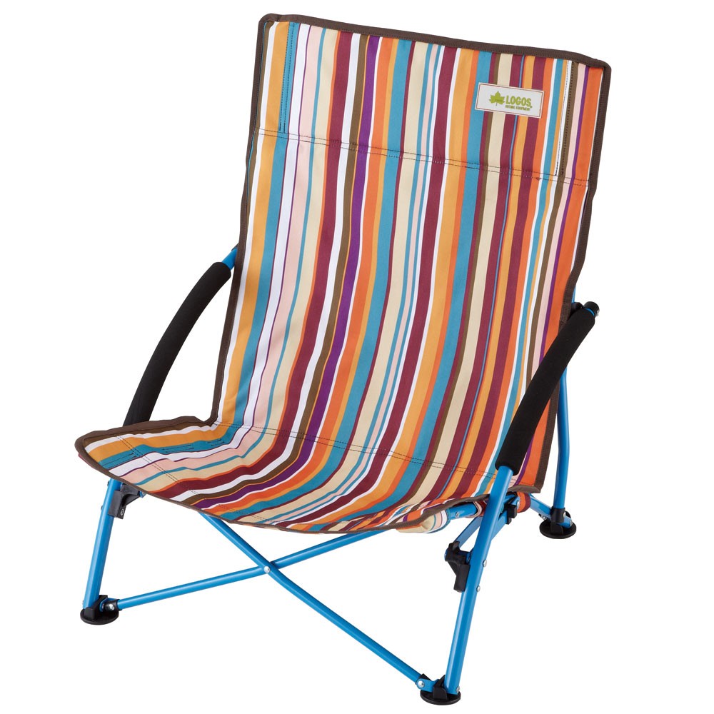 ストライプあぐらチェア・ポケットプラス LOGOS(ロゴス)｜ネオネット