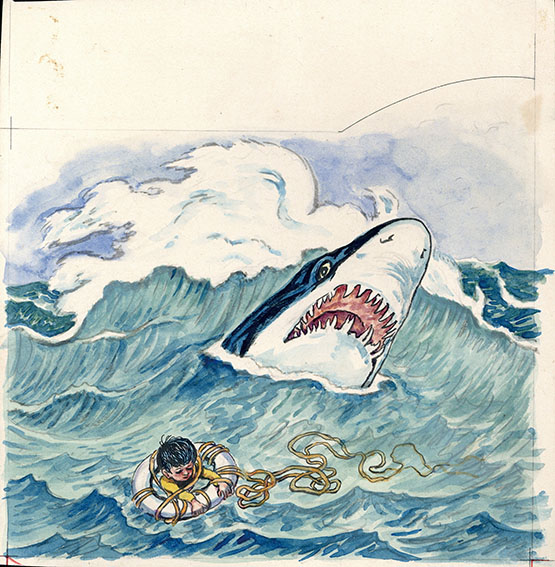 山川惣治画稿「少年シャーク」 / 山川惣治 | Natsume Books