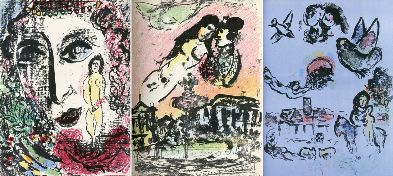マルク・シャガール リトグラフ The Lithographs of Chagall 1922ｰ1985