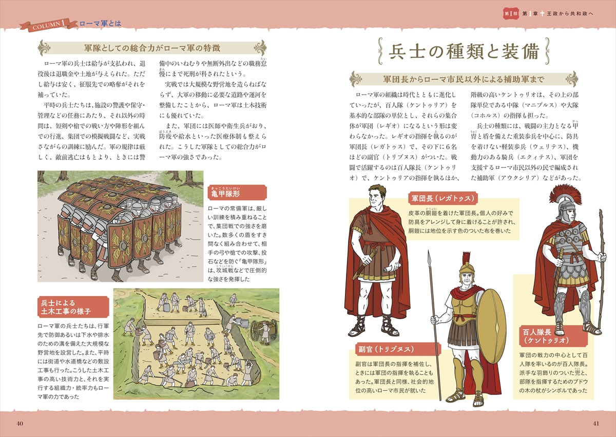 巨大国家を支えた叡智に迫る 古代ローマの教科書 | ナツメ社