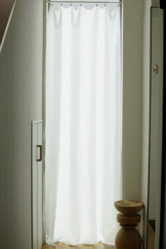 natsusobiku online store - リネンのクリップ留めカーテン