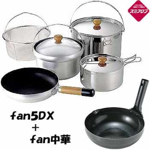 ユニフレーム(UNIFLAME) fan5(ファンゴ-)DX+fan中華 セット 660232