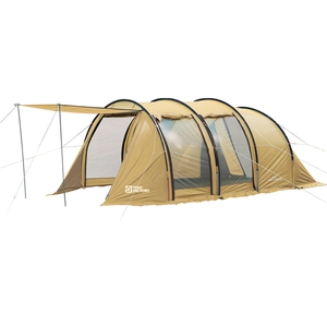 キャンプ＆フィッシングの付録:アルミポールのトンネル2ルームテント