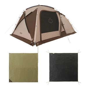 キャンプ＆フィッシングの付録:インナーマット・グランドシート付属