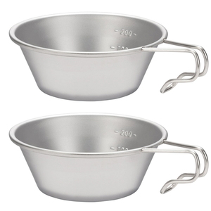 スノーピーク(snow peak) ステンレスシェラカップ×2【2点セット