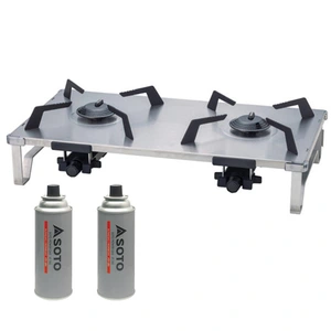 キャンプ＆フィッシングの付録:SOTO レギュレーター2バーナーGRIDが