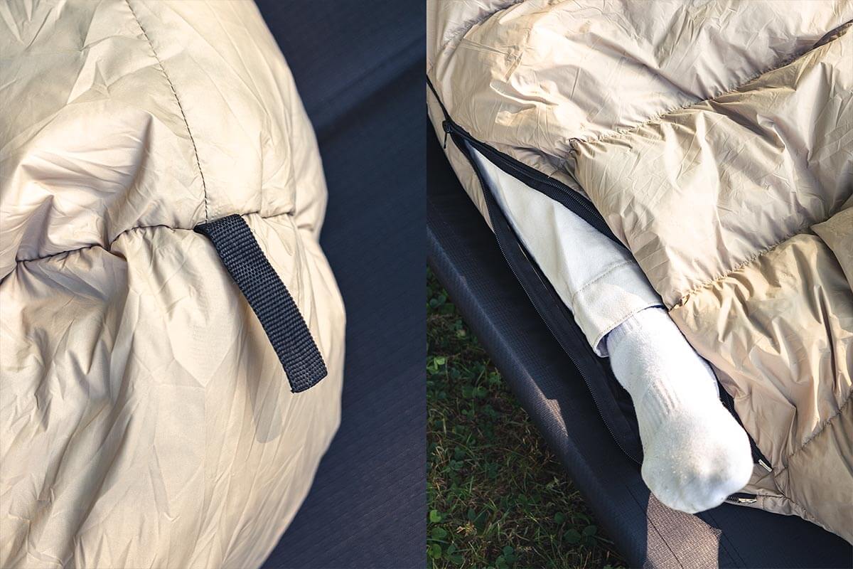 Hilander(ハイランダー) 洗えるダウンフェザーシュラフ 800 0℃ 【1年