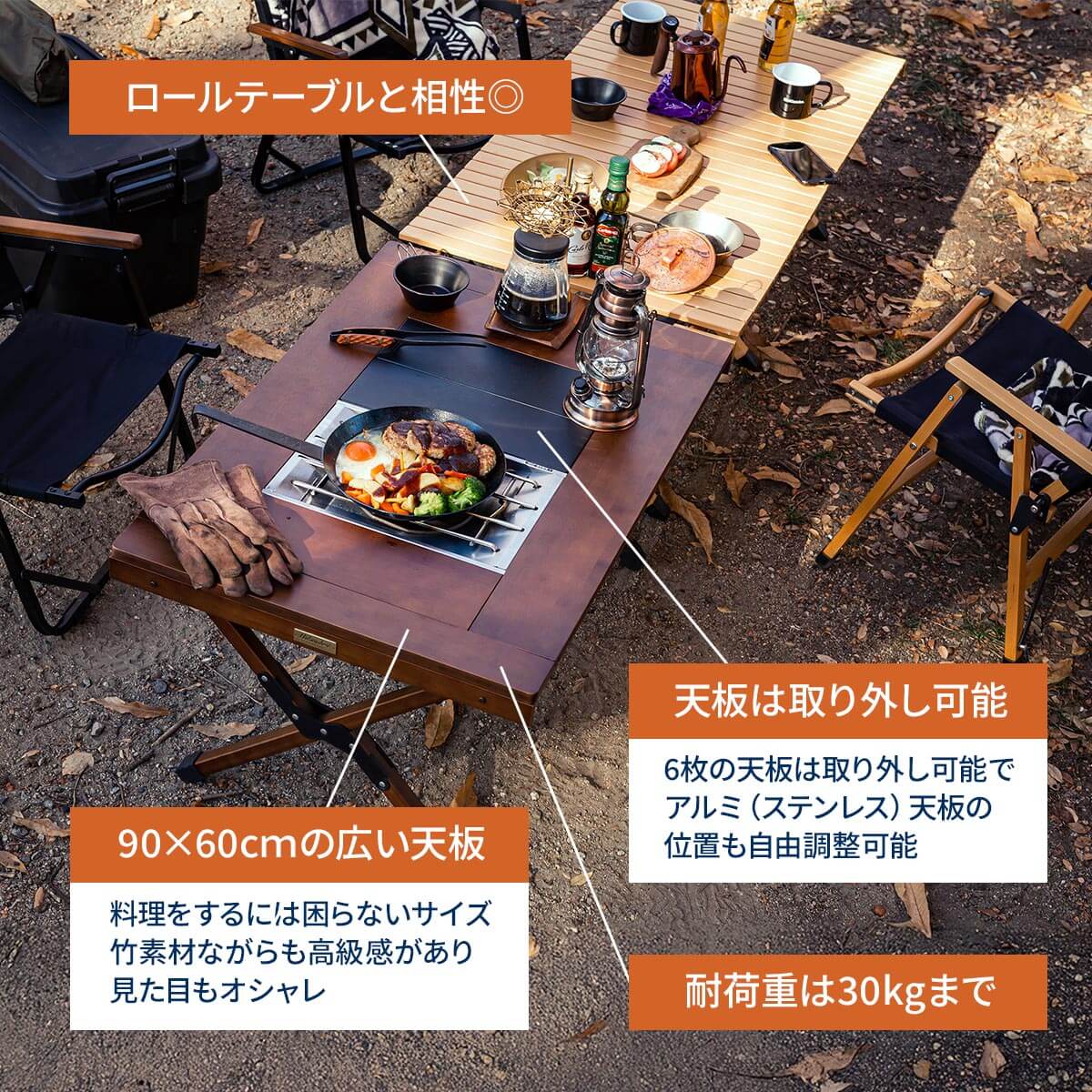 Hilander(ハイランダー) CHEF TABLE(シェフテーブル)ローテーブル IGT