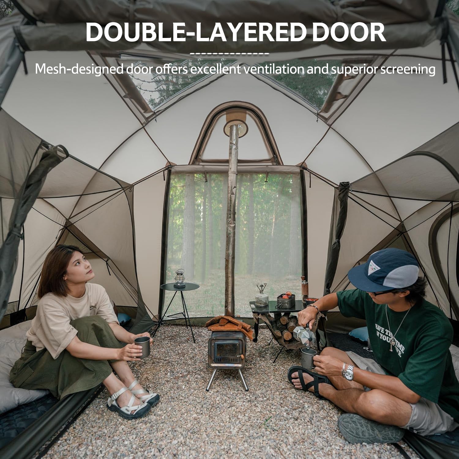 Massif 4-Person 4-Season Hot Tent | Naturehike