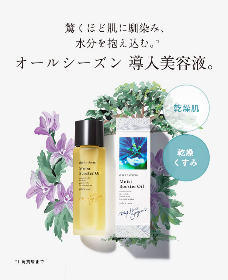 スキンケアの浸透を高める導入美容液 モイストブースターオイル