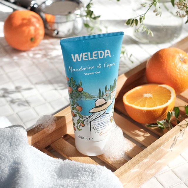 数量限定＞ヴェレダ マンダリーノディカプリ シャワージェル: WELEDA