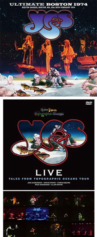 YES - ULTIMATE BOSTON 1974(2CD) plus Bonus DVDR - navy-blue