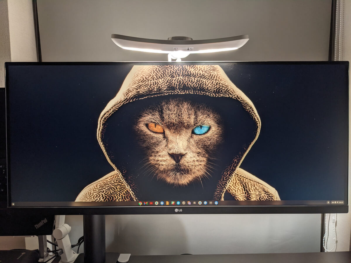 LG 34WN780-Bレビュー | 一石二鳥のモニターアームつきウルトラワイド