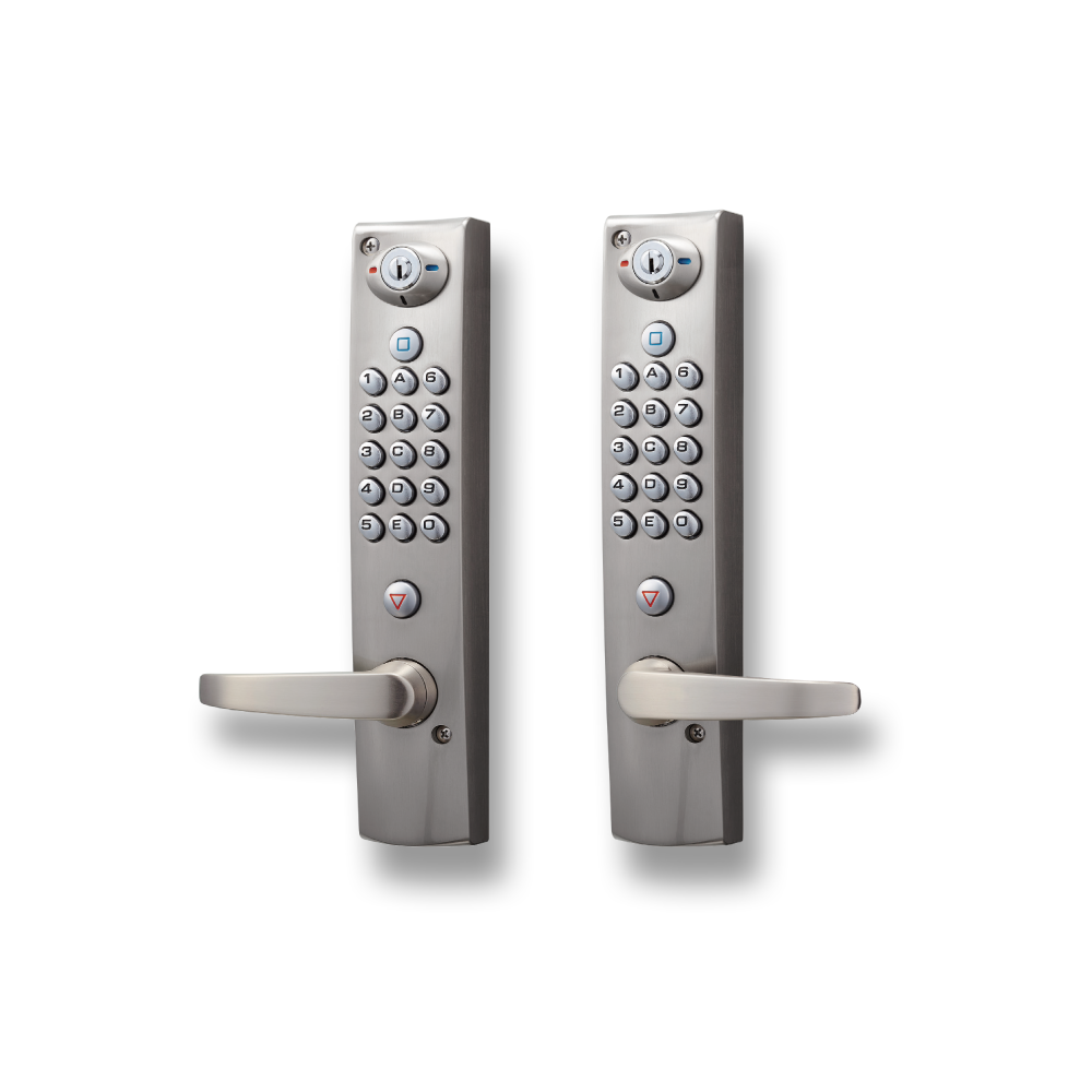 キーレックス4000｜自動施錠・レバータイプ - 「電気のいらないボタン