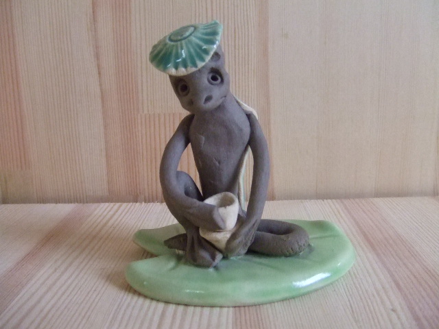 河童(カッパ) の置物 「1点物」大日如来 陶器 【公式通販】