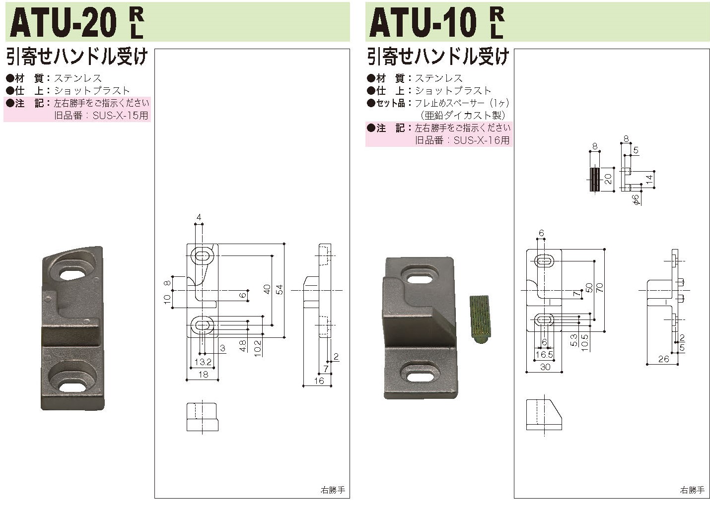 引寄せﾊﾝﾄﾞﾙ受け : 中西産業株式会社