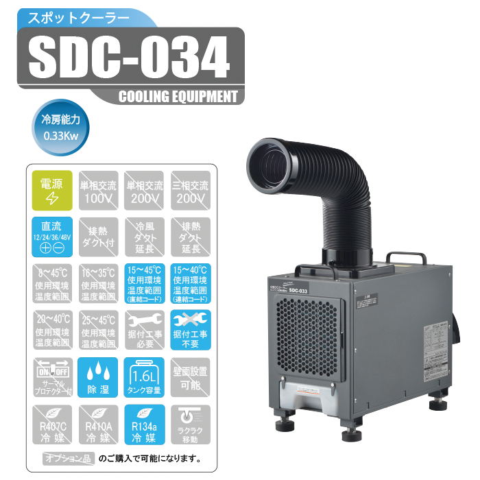 ナカトミ、DCクーラー SDC-034の購入はナカトミショップ