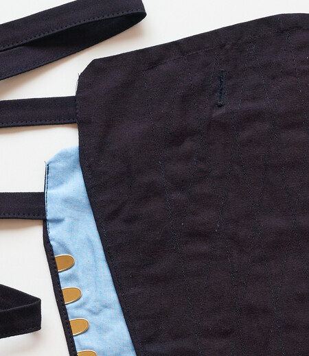 脚絆 藍染8800番（藍色／無地） 金壽-商品詳細：浅草中屋「祭り