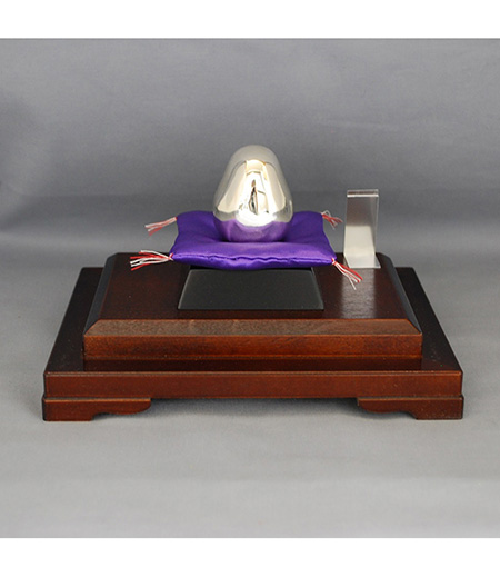 純銀製 置物「豆だるま」（銀） 森銀器製作所-商品詳細：浅草中屋