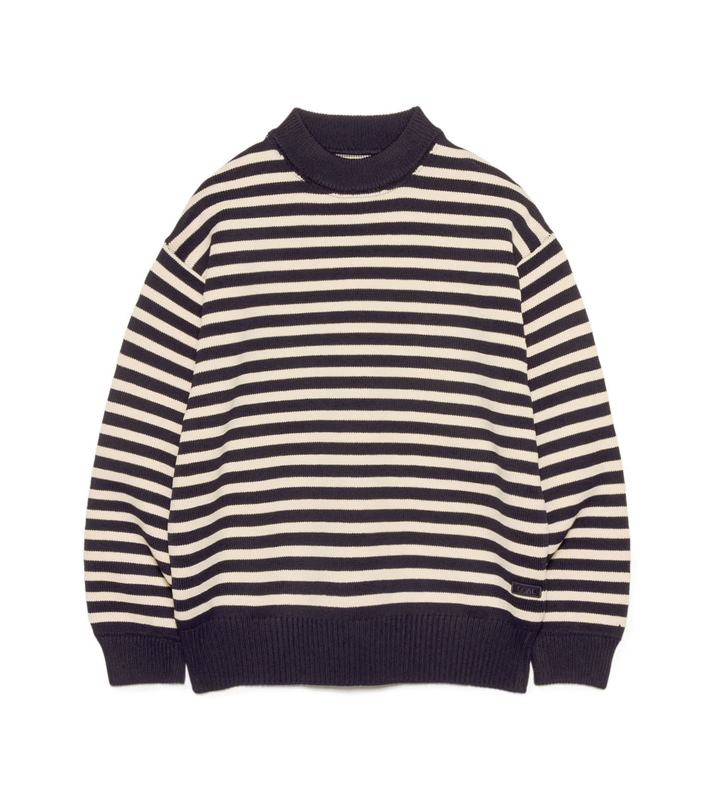 nanamica / Mock Neck Stripe Sweater