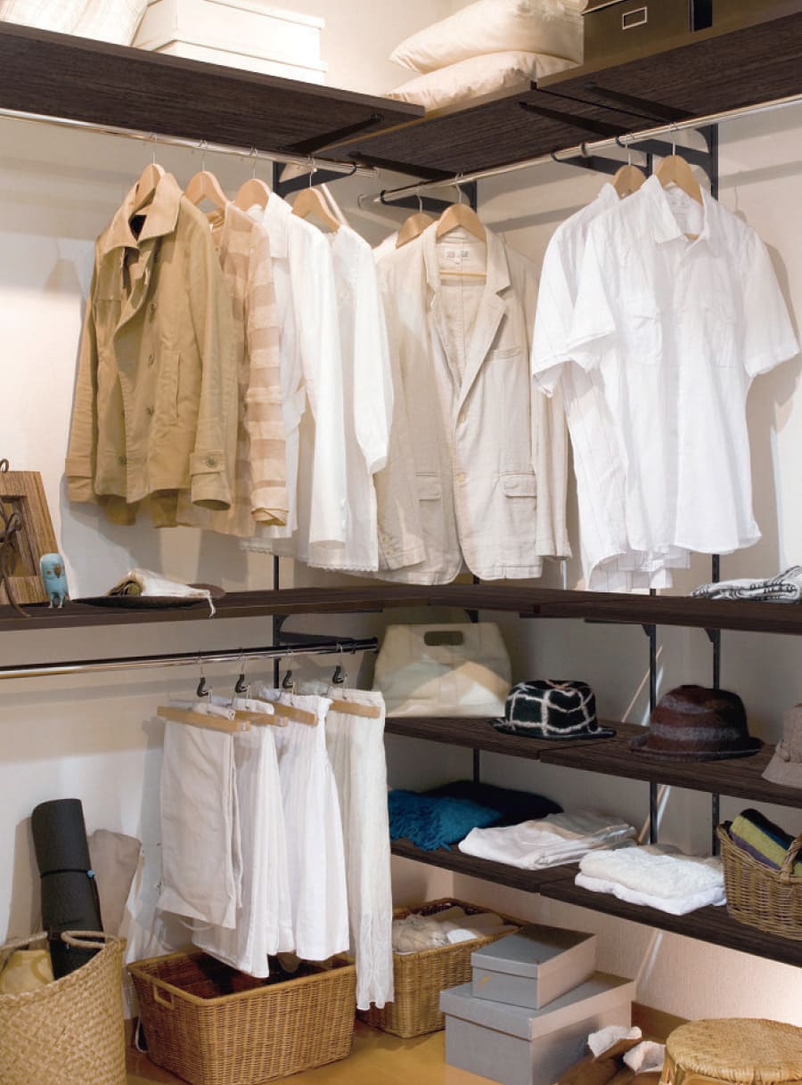 玄関・クローゼット収納 | アームハング棚柱SS | 収納なら南海プライウッド