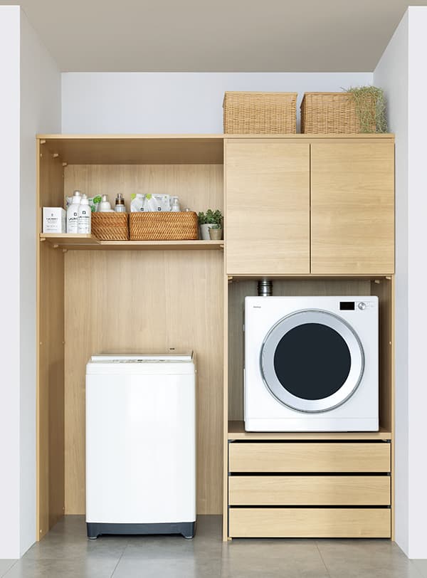 ランドリールーム・洗面所 | 収納（食器棚・収納棚・飾り棚・壁厚
