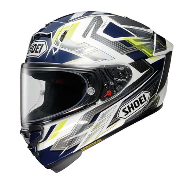 在庫限り】 X-Fifteen ESCALATE TC-2 BLUE/YELLOW フルフェイス