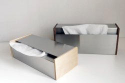 ヤマサキデザインワークス] ティッシュボックス メープル - ならの実