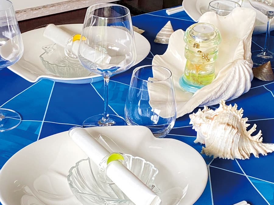 8月-Ougust-盛夏のテーブルコーディネート | 奈良の地域情報誌「yomiっ