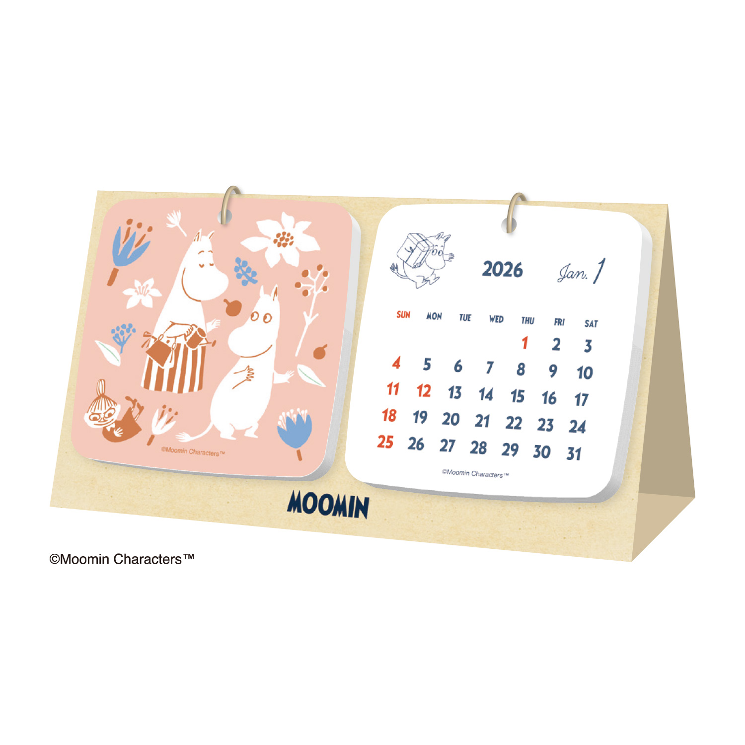 ムーミン コースター卓上｜卓上カレンダー｜カレンダー｜商品を探す
