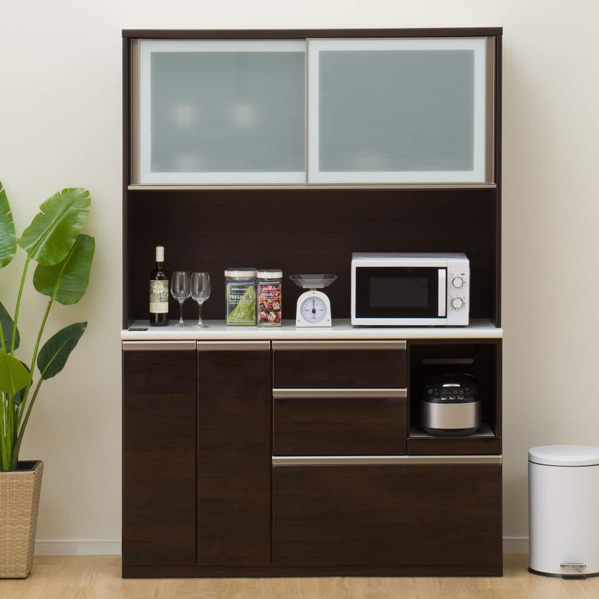 キッチンボード (アルミナ2 140KB DBR) | ニトリネット【公式】 家具