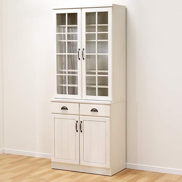 食器棚 (ミランダ2 80 WW) | ニトリネット【公式】 家具・インテリア通販