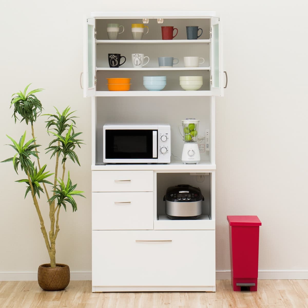 キッチンボード(コパン T 80KB WH) | ニトリネット【公式】 家具