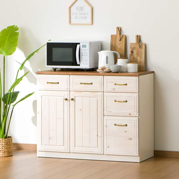 キッチンカウンター(シナモ105 WH) | ニトリネット【公式】 家具