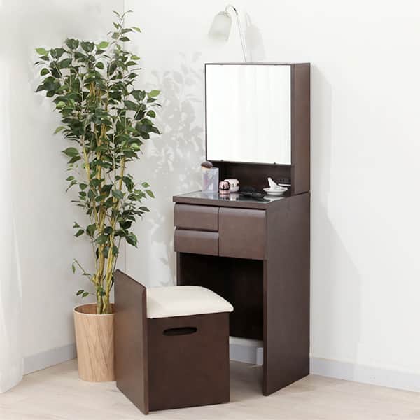 ニトリ 一面鏡ドレッサー(Nノワル DBR) - 通販 | 家具とインテリアの