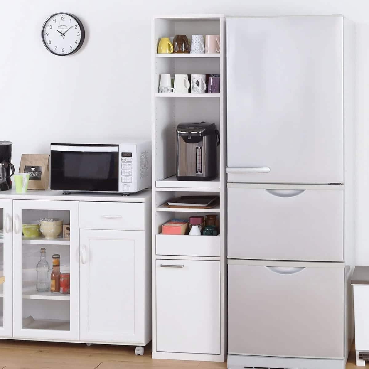 家電収納キャビネット (幅39cm MDL WH) | ニトリネット【公式】 家具