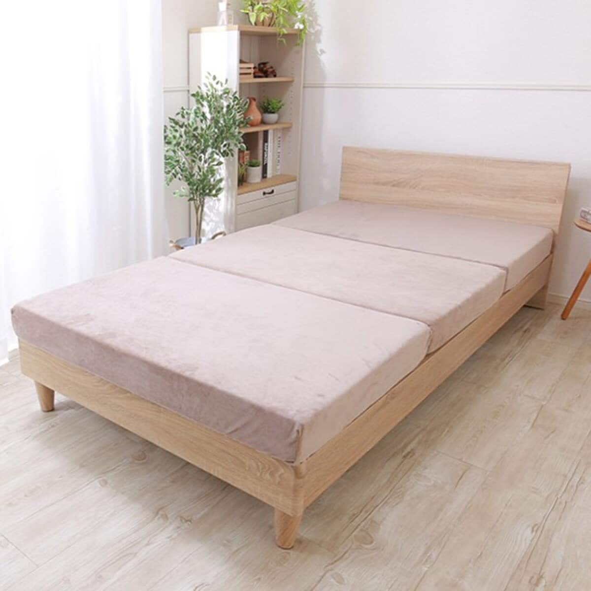 高反発三つ折りマットレス 厚さ10cm セミシングルショート(MSA SSS GG