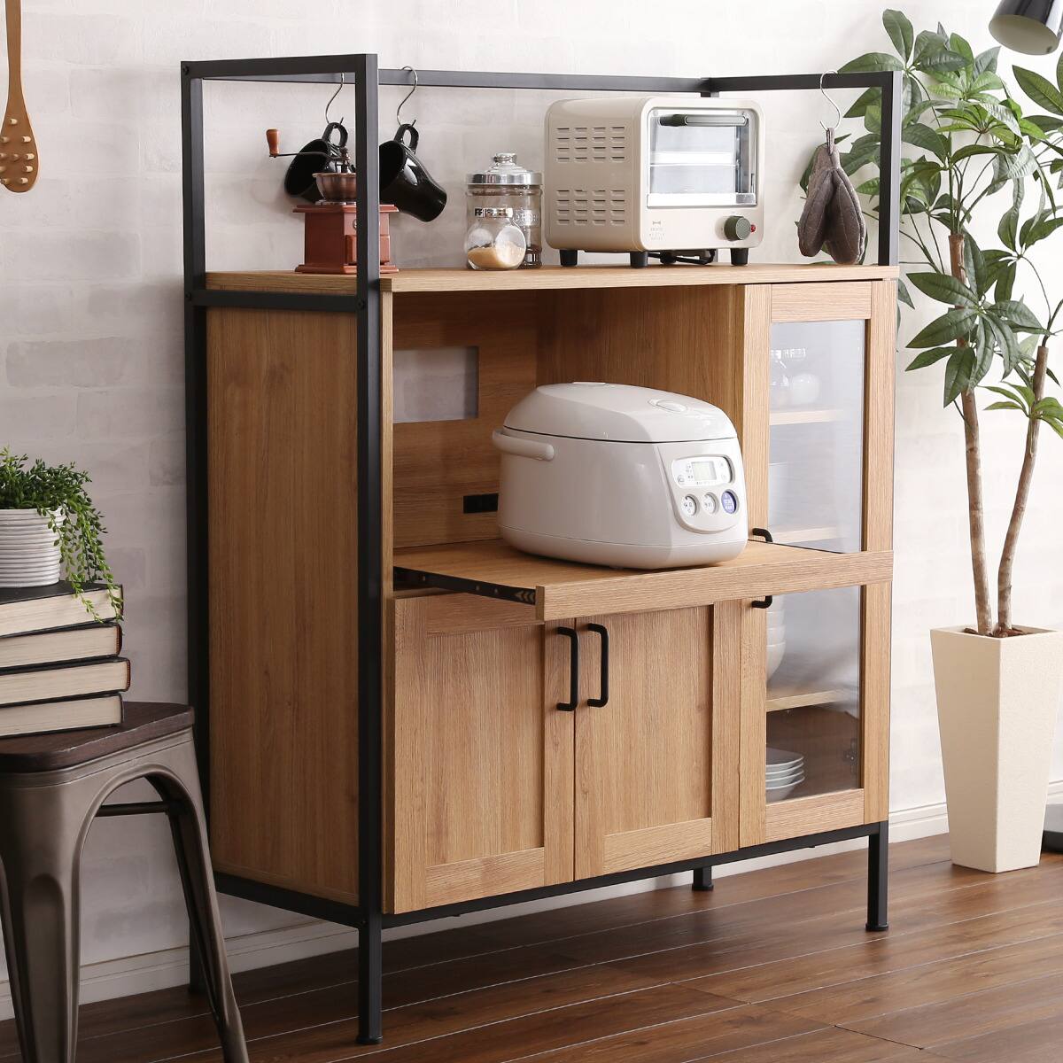 ヴィンテージテイストのレンジボード(NA) | ニトリネット【公式】 家具